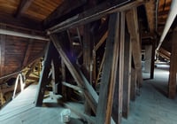 Historischer Dachstuhl des Mutterhauses