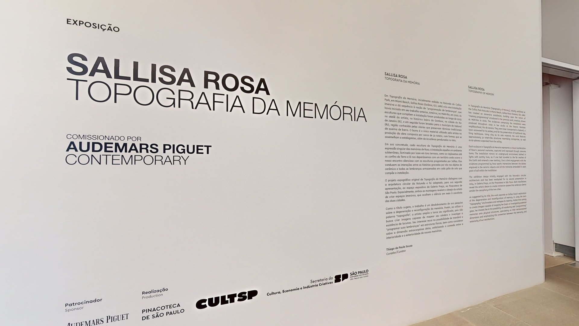 Sallisa Rosa: Topografia da Memória - Pina Contemporânea - Tour Virtual